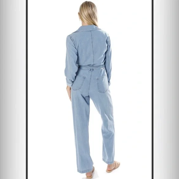 Billabong The Salty Blonde Denim Sunday Uniform
Jumper Women's SZ S retail $150 - Picture 4 of 15